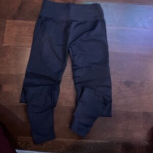 Gymshark navy/black leggings size Medium